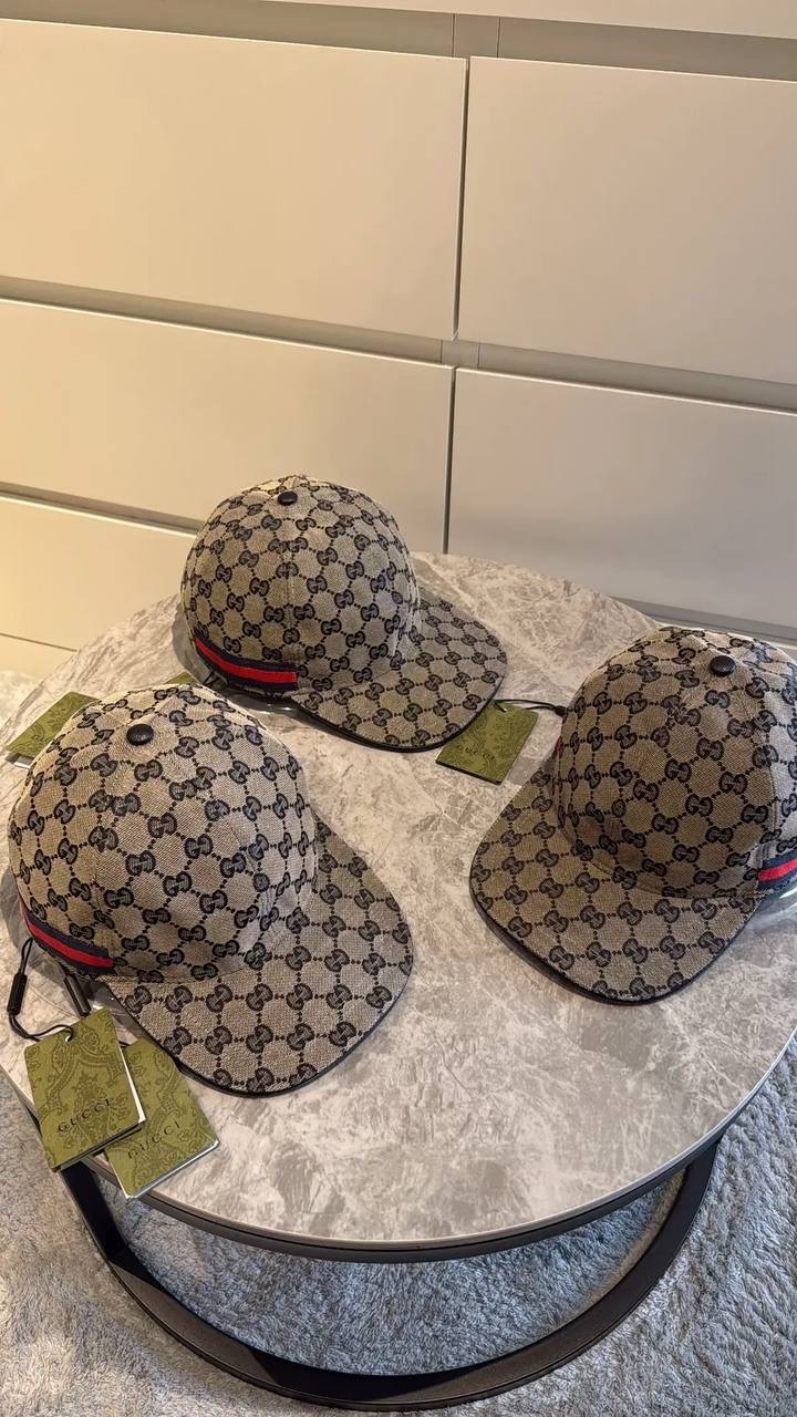 Gucci Casquette GG Toile Bleu Nuit