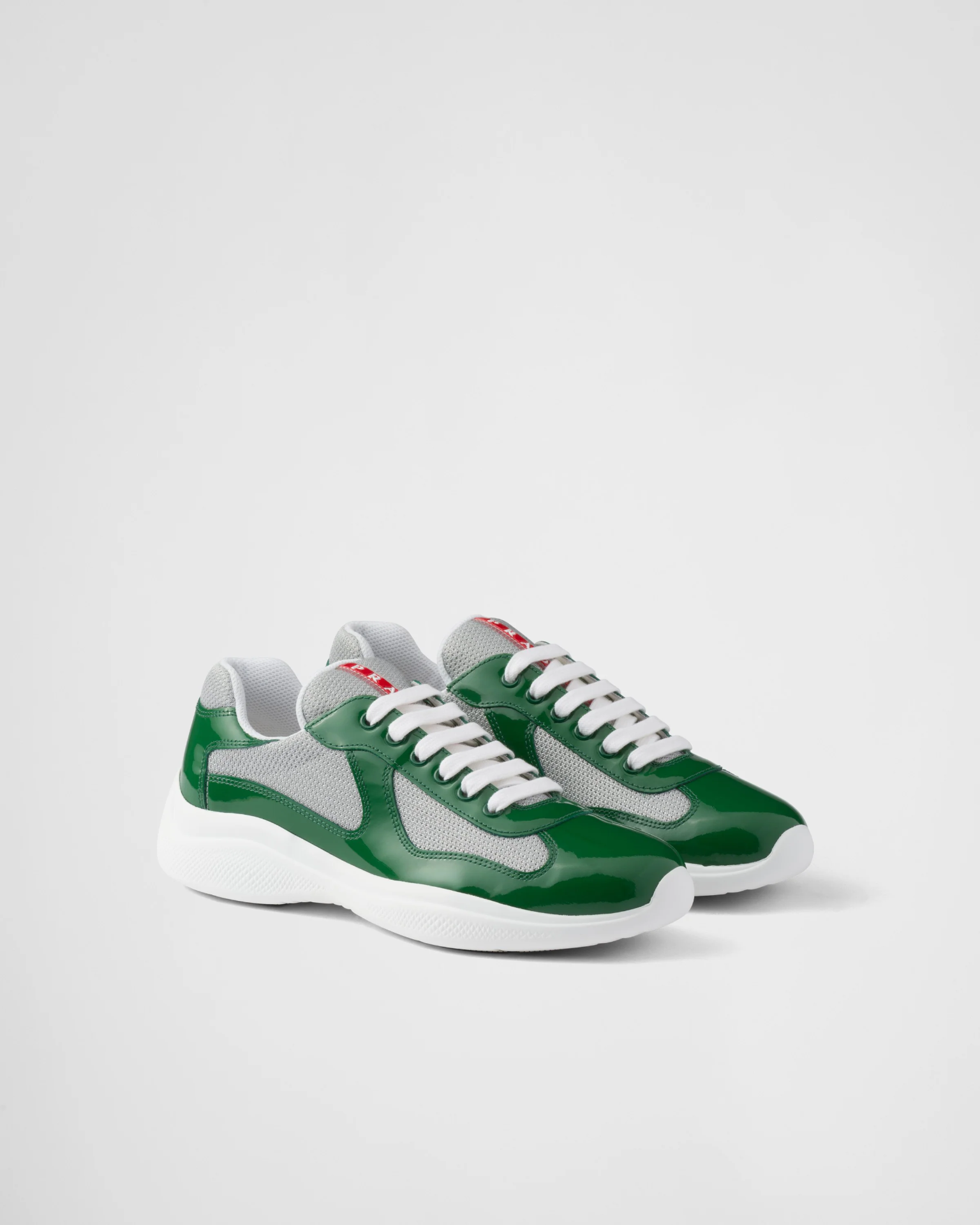 Prada America's Cup Cuir Brossé Vert
